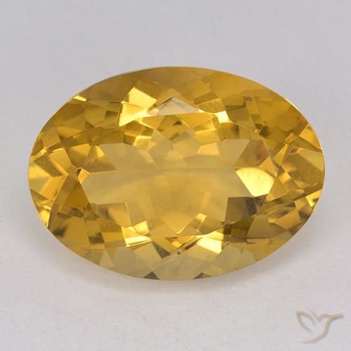 11.68ct Natural Dourado Citrino, oval, VVS