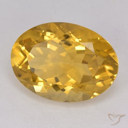 Citrino Dourado Natural 11.68ct, oval, VVS