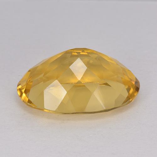 Citrino dourado natural 12,00ct, corte oval, VVS