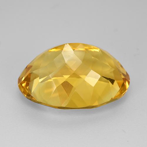 Citrino Amarelo Dourado Natural 12.83ct, Corte Oval, VVS