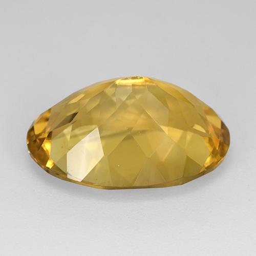 Citrino dourado natural 11,48ct, corte oval, VVS