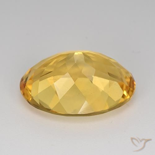 Citrino Dourado médio Natural 11.80ct, oval, VVS