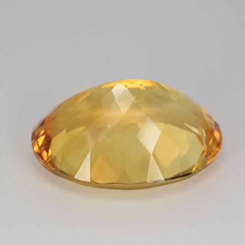 Citrino dourado natural 16,45ct, corte oval, VVS