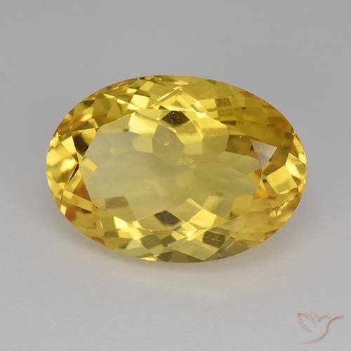 Citrino Dourado Natural 12.08ct, oval, VVS