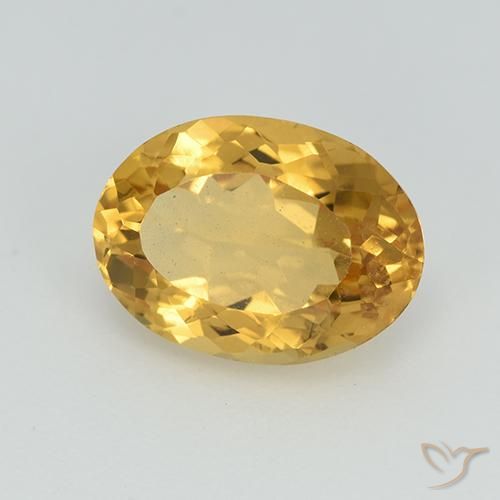Citrino Laranja Dourado Profundo Natural 2.80ct, oval, VS