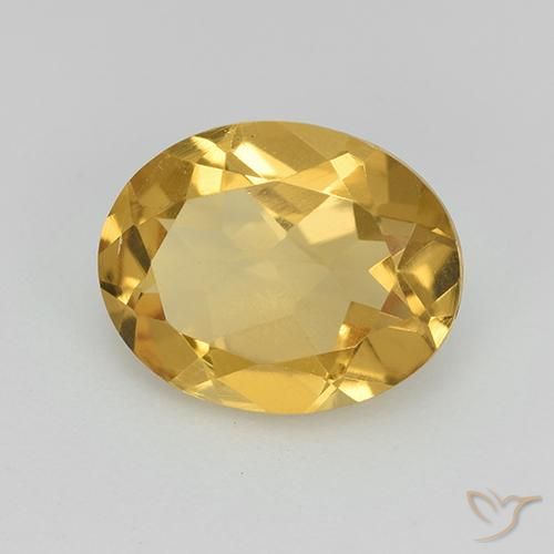 Citrino Laranja Dourada Natural 2.19ct, oval, VVS