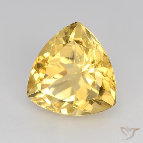 Citrino Dourado Natural 2.28ct, Trilhão, VVS-VS