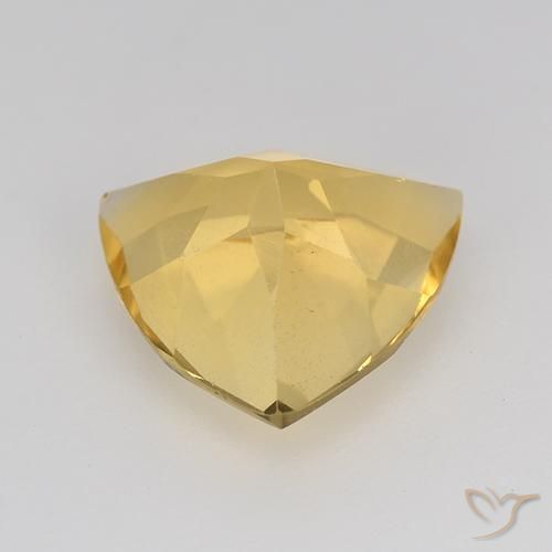 Citrino Laranja Dourada Natural 2.03ct, Trilhão, VVS-VS