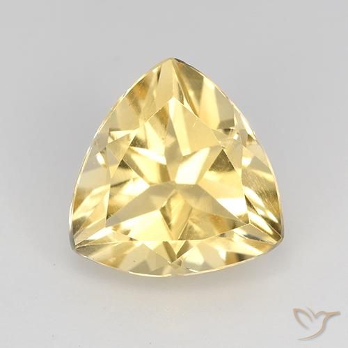 2.09ct Natural Creme Citrino, Trilhão, VVS-VS, Photo A