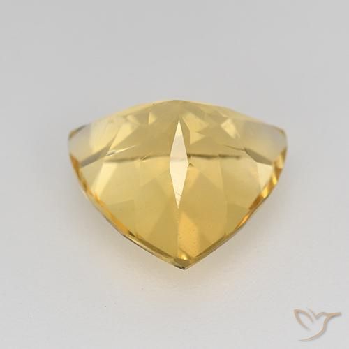 Citrino ouro brilhante Natural 2.13ct, Trilhão, VVS-VS