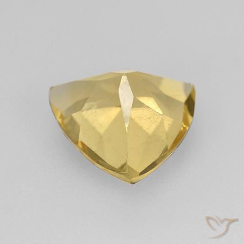 Citrino ouro médio Natural 1.85ct, Trilhão, VVS