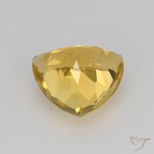Citrino ouro brilhante Natural 1.94ct, Trilhão, VVS-VS
