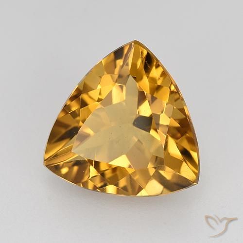 Citrino Laranja-dourado médio Natural 2.19ct, Trilhão, VVS-VS