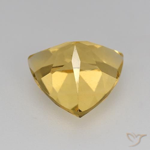 Citrino Dourado Natural 2.25ct, Trilhão, VVS-VS