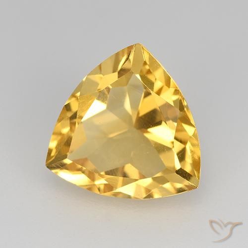Citrino Dourado Natural 2.27ct, Trilhão, VVS-VS