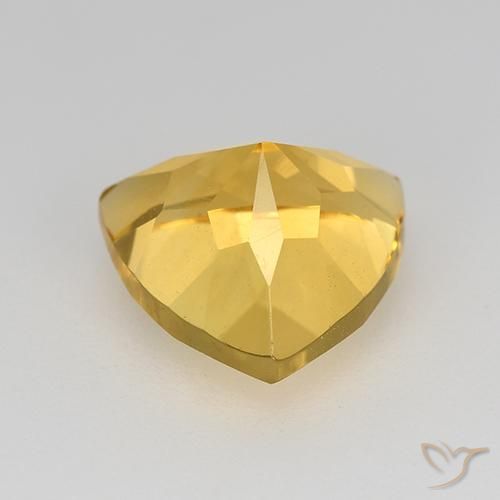 Citrino Dourado Natural 2.27ct, Trilhão, VVS-VS