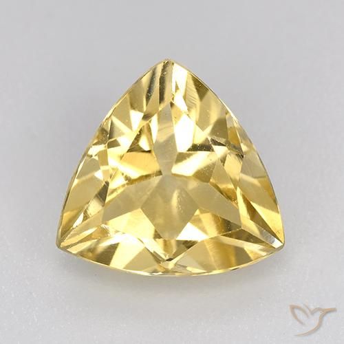 2.10ct Natural Dourado Citrino, Trilhão, VVS-VS