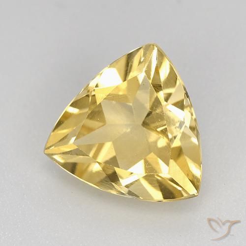 Citrino Dourado Natural 2.10ct, Trilhão, VVS-VS