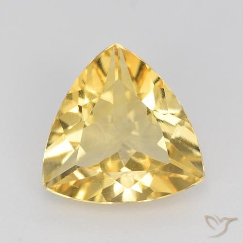 1.86ct Natural ouro médio Citrino, Trilhão, VVS-VS