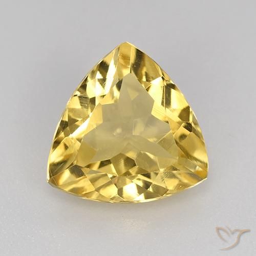 1.82ct Natural Ouro Citrino, Trilhão, VVS-VS