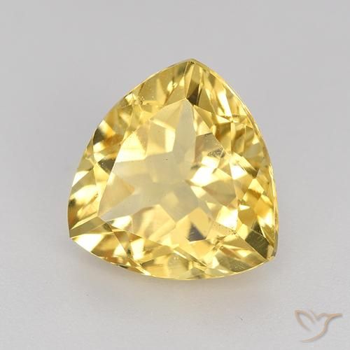 Citrino Dourado Natural 2.37ct, Trilhão, VVS-VS