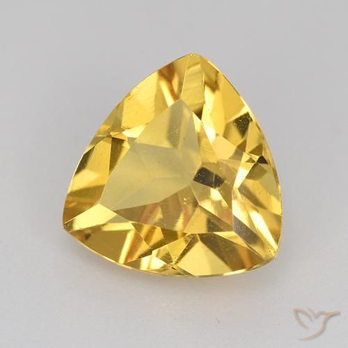 Citrino Dourado Natural 2.12ct, Trilhão, VVS-VS