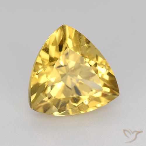 Citrino ouro médio Natural 2.16ct, Trilhão, VVS-VS