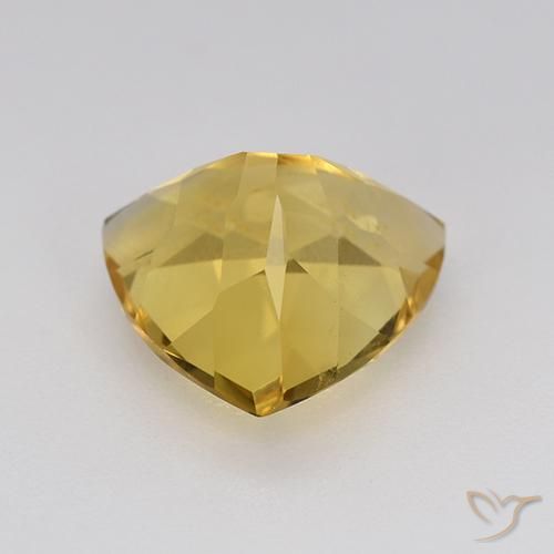 Citrino ouro médio Natural 2.16ct, Trilhão, VVS-VS