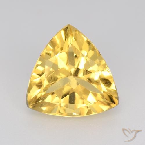 2.21ct Natural ouro médio Citrino, Trilhão, VVS-VS