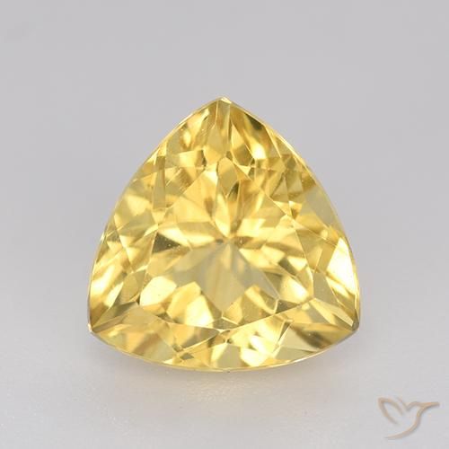 2.50ct Natural Ouro Citrino, Trilhão, VVS-VS