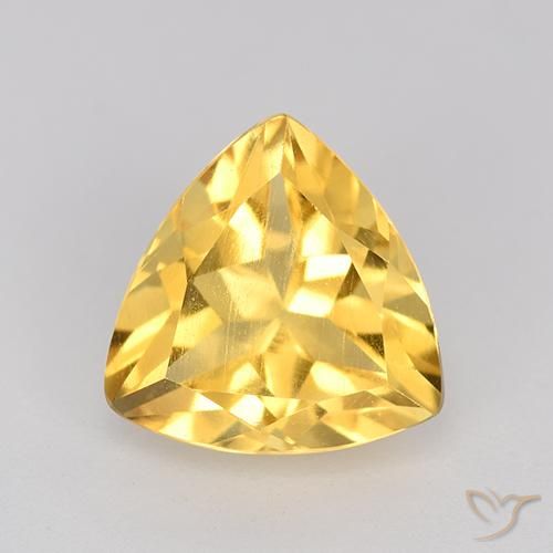 2.28ct Natural Dourado Citrino, Trilhão, VVS