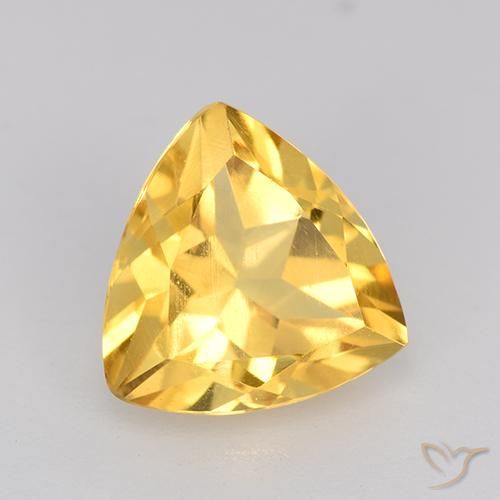Citrino Dourado Natural 2.28ct, Trilhão, VVS