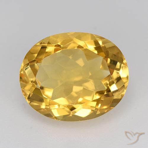 4.83ct Natural Dourado Médio-escuro Citrino, oval, VVS-VS