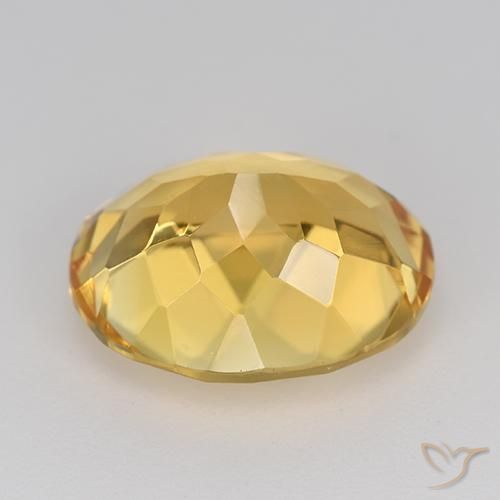 Citrino Dourado Médio-escuro Natural 4.83ct, oval, VVS-VS