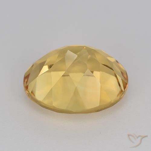 Citrino Dourado Médio-escuro Natural 4.33ct, oval, VVS-VS
