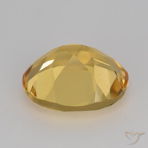 Citrino Dourado Médio-escuro Natural 4.43ct, oval, VVS-VS