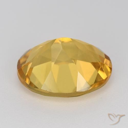 Citrino Dourado médio Natural 4.24ct, oval, VVS-VS