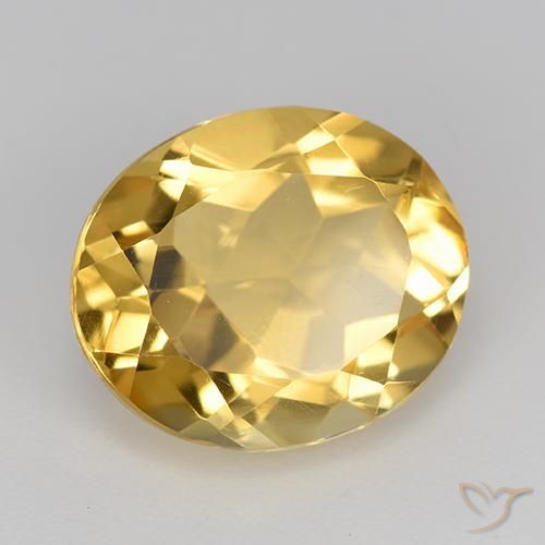 Citrino Laranja Dourada Natural 4.38ct, oval, VVS-VS