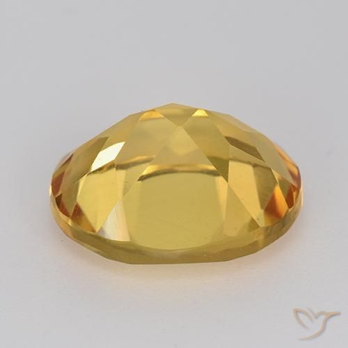 Citrino Dourado Médio-escuro Natural 4.31ct, oval, VVS-VS