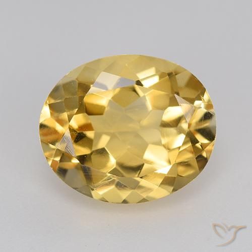 4.53ct Natural Laranja Dourada Citrino, oval, VVS-VS
