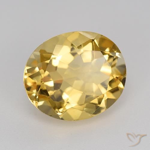 Citrino Laranja Dourada Natural 4.53ct, oval, VVS-VS