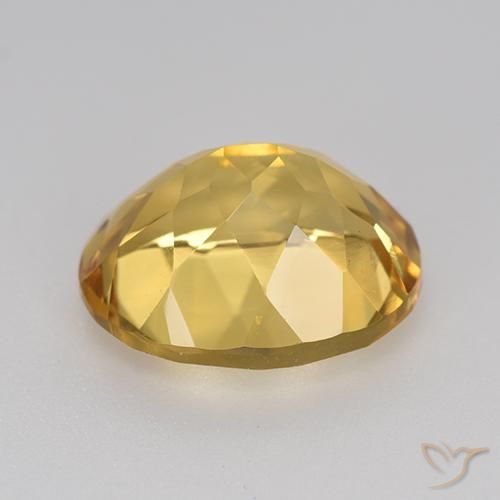 Citrino Laranja Dourada Natural 4.53ct, oval, VVS-VS