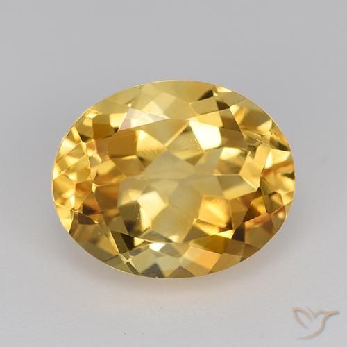 4.76ct Natural Laranja Dourada Citrino, oval, VVS-VS