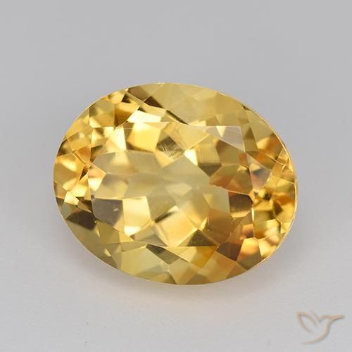 Citrino Laranja Dourada Natural 4.76ct, oval, VVS-VS