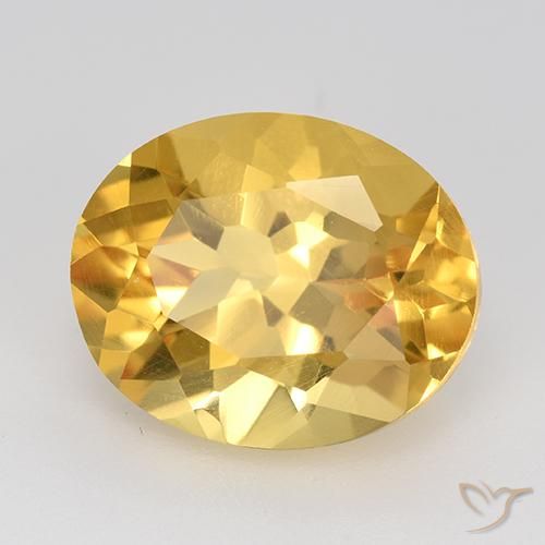 Citrino Dourado Natural 4.67ct, oval, VVS-VS