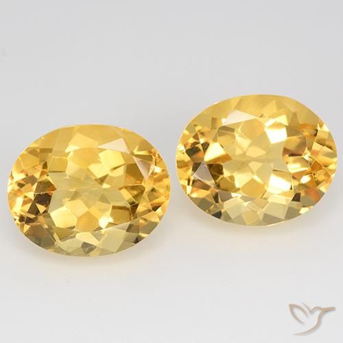 10.12ctw Natural Dourado Citrino, oval, VVS-VS