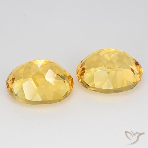 Pedras preciosas de Citrino Dourado natural de 10.12 ct, oval, VVS-VS