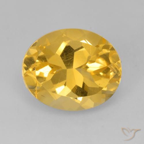4.43ct Natural ouro brilhante Citrino, oval, VVS-VS