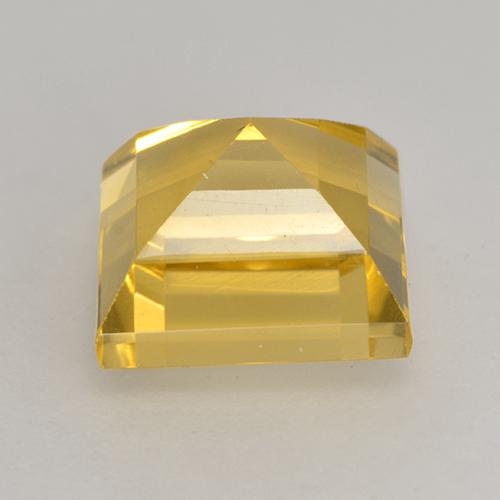 Citrino dourado natural 3,72ct, quadrado, VVS-VS