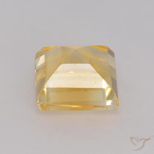 Citrino Ouro Natural 3.43ct, Quadrado, VVS-VS